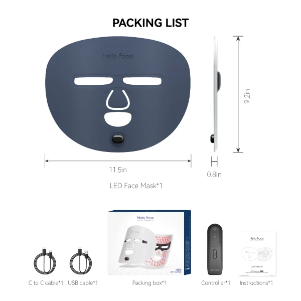 510K Wireless Red Light Therapy Mask - Electro Tech Trends